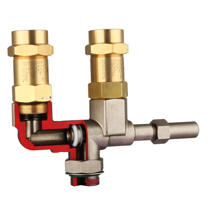 Valve de soulagement de sécurité avec plage de température -29.C~140.C et pression réglée 0.3~4.5MPa Certifié CE