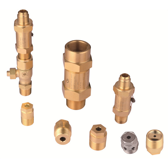 Valve de soulagement de la pression du réfrigérant Valve centrale de sécurité de l'AC avec -29°C+140°C Pression 0,3~4,5MPa