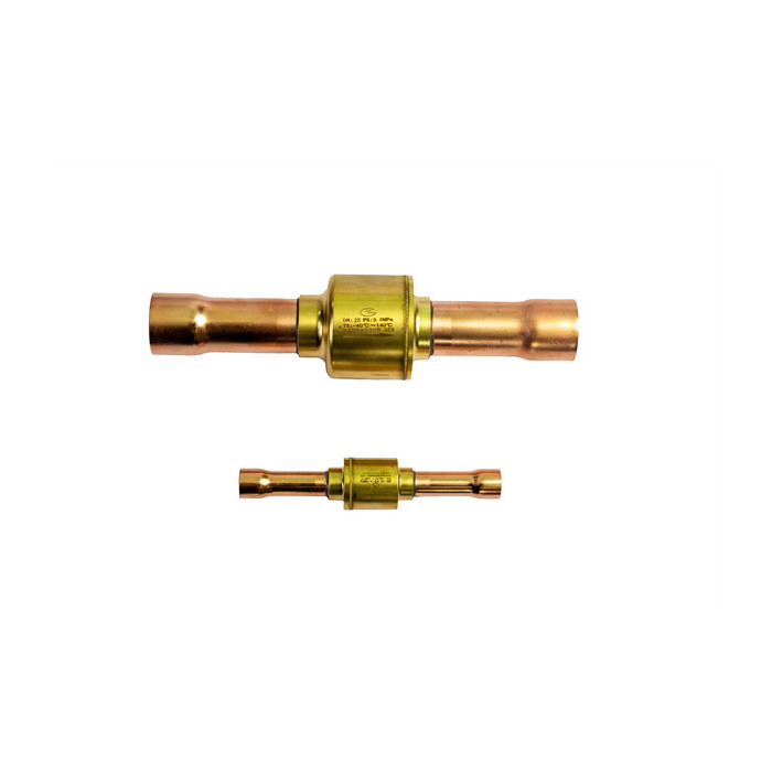 CFC HCFC HFC DN6  DN65 Faible chute de pression sans retour de soupape de réfrigération Pression hydraulique 6,3 MPa