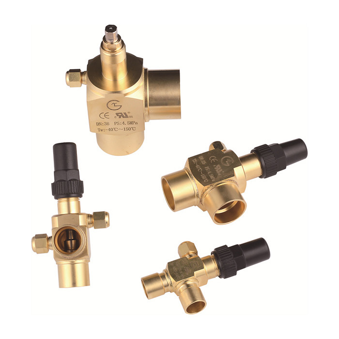 Valve d'angle de soudure de réfrigération pour stockage à froid CFC HCFC HFC R717 réfrigérants