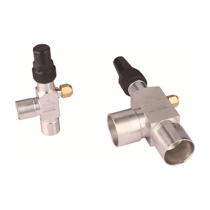 9.5 MPa soupape d'angle de soudure sous pression hydraulique pour les fluides CFC HCFC HFC R717