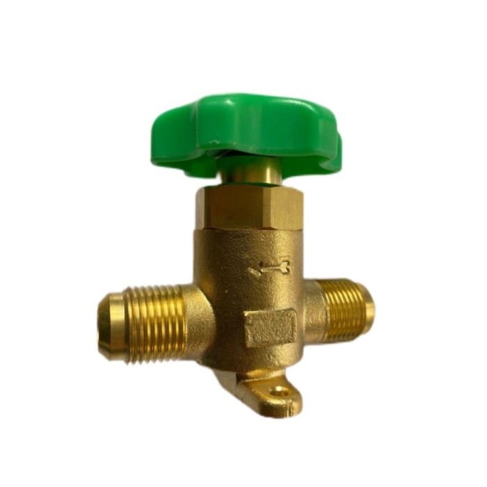 Facile à installer, résistant à la température, soupape de réfrigération à main pour CFC HCFC HFC R22 R410a R134a