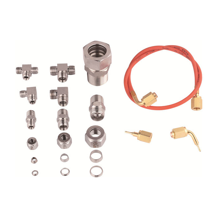 Fittings de tuyaux de réfrigérant sans fuite CFC HCFC HFC pour unité de réfrigération au fluor tuyaux -29°C+80°C