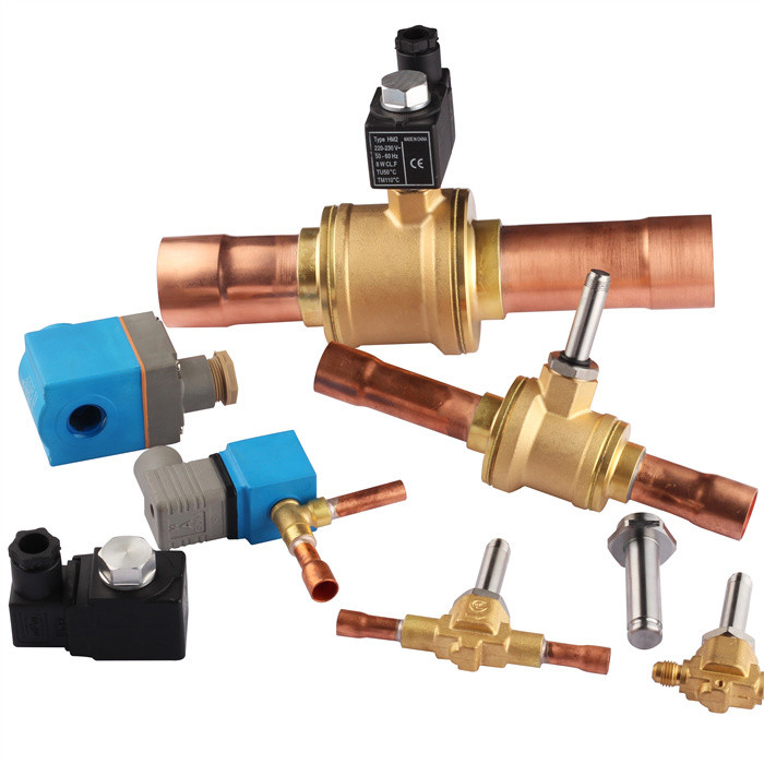 Type de flange de soupape solénoïde de réfrigération avec une grande fiabilité
